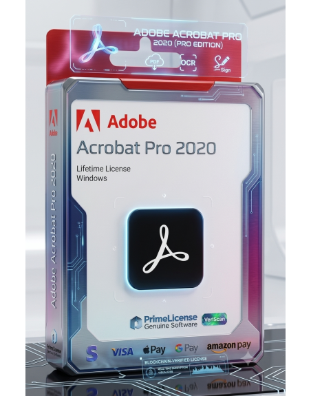 Adobe Acrobat Pro 2020 - Licenta Electronica Permanenta Windows
