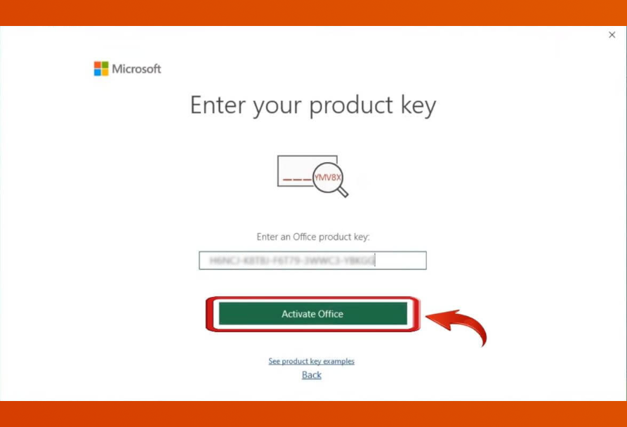 Insert Product Key